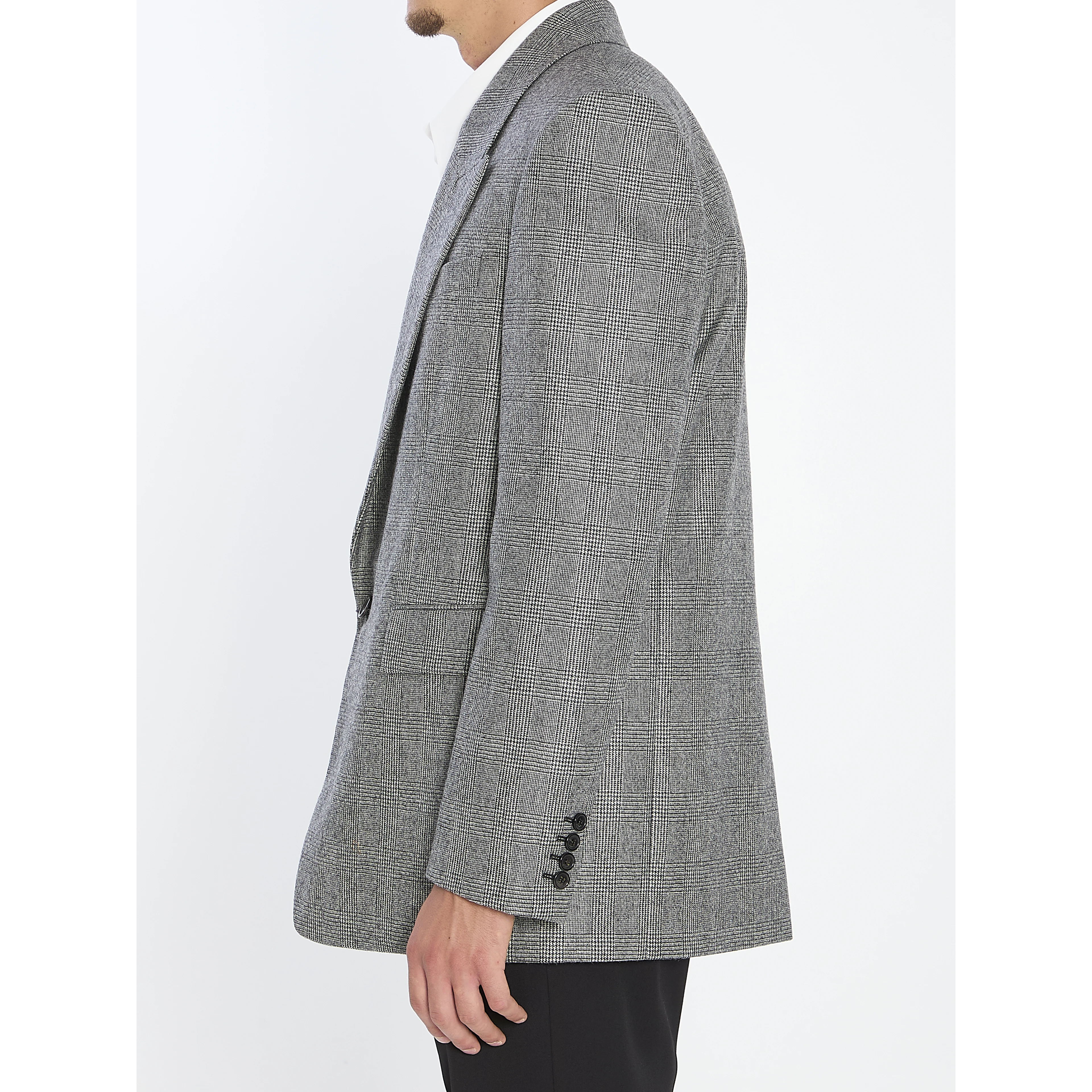 Wool flannel jacket