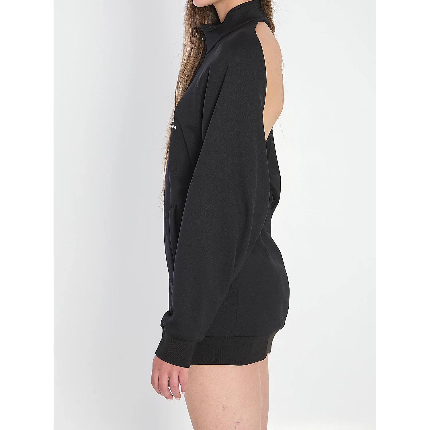 Tracksuit dress with cut-out