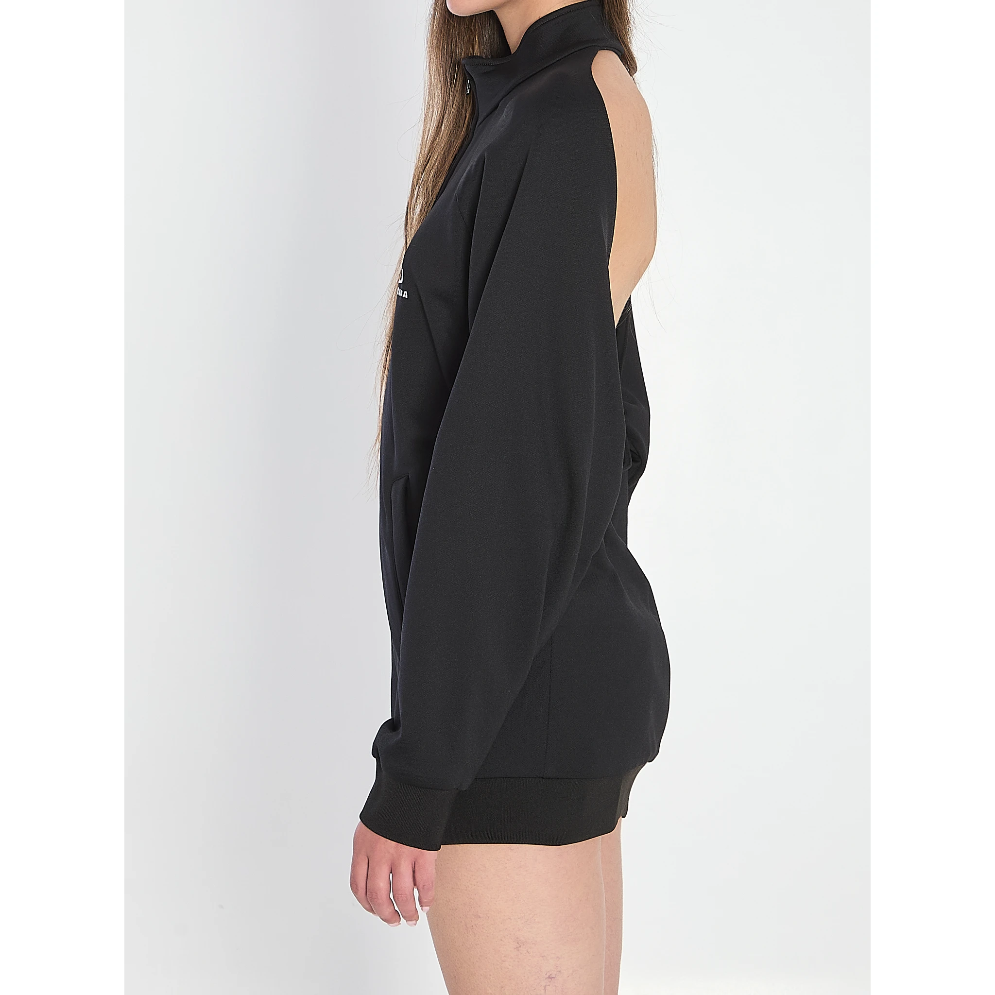 Tracksuit dress with cut-out