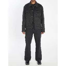 Trucker jacket in wool