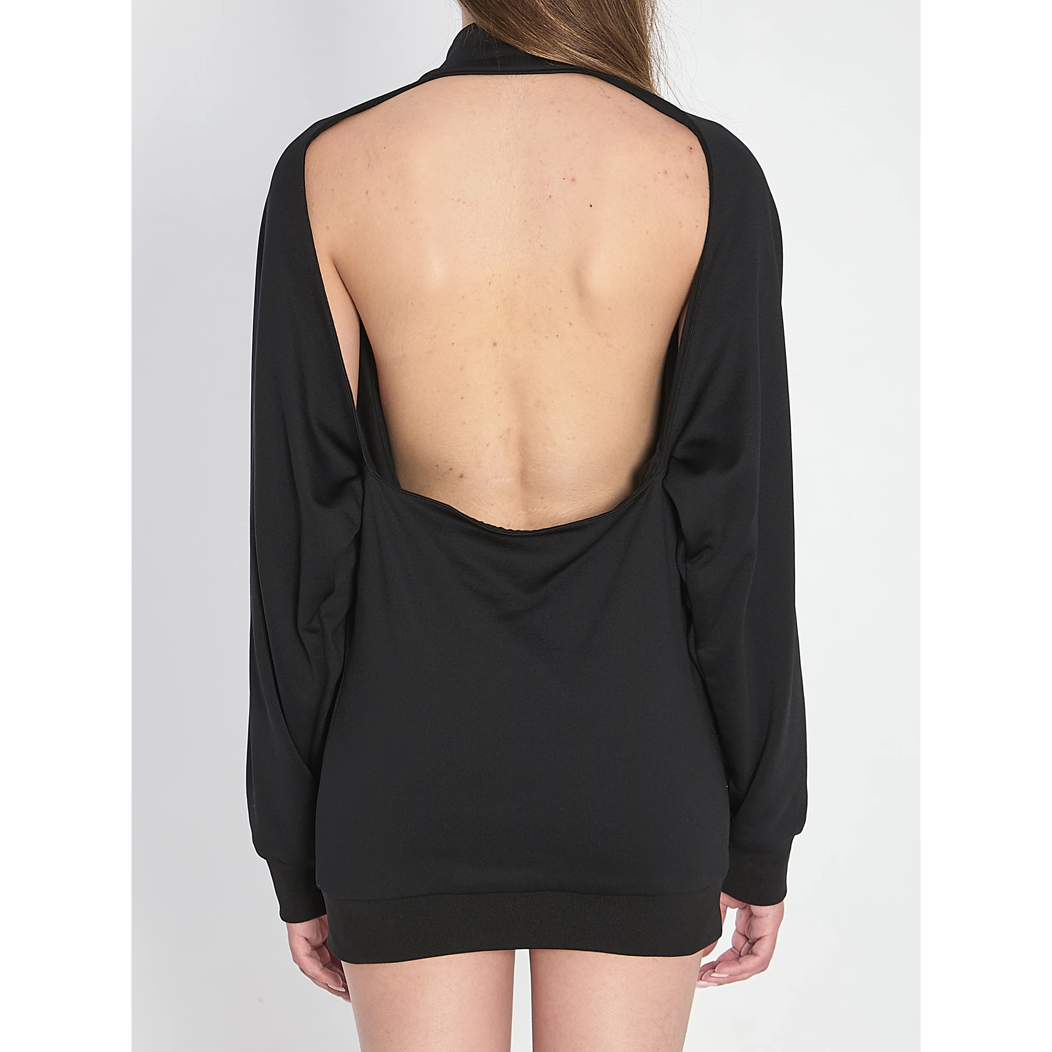 Tracksuit dress with cut-out