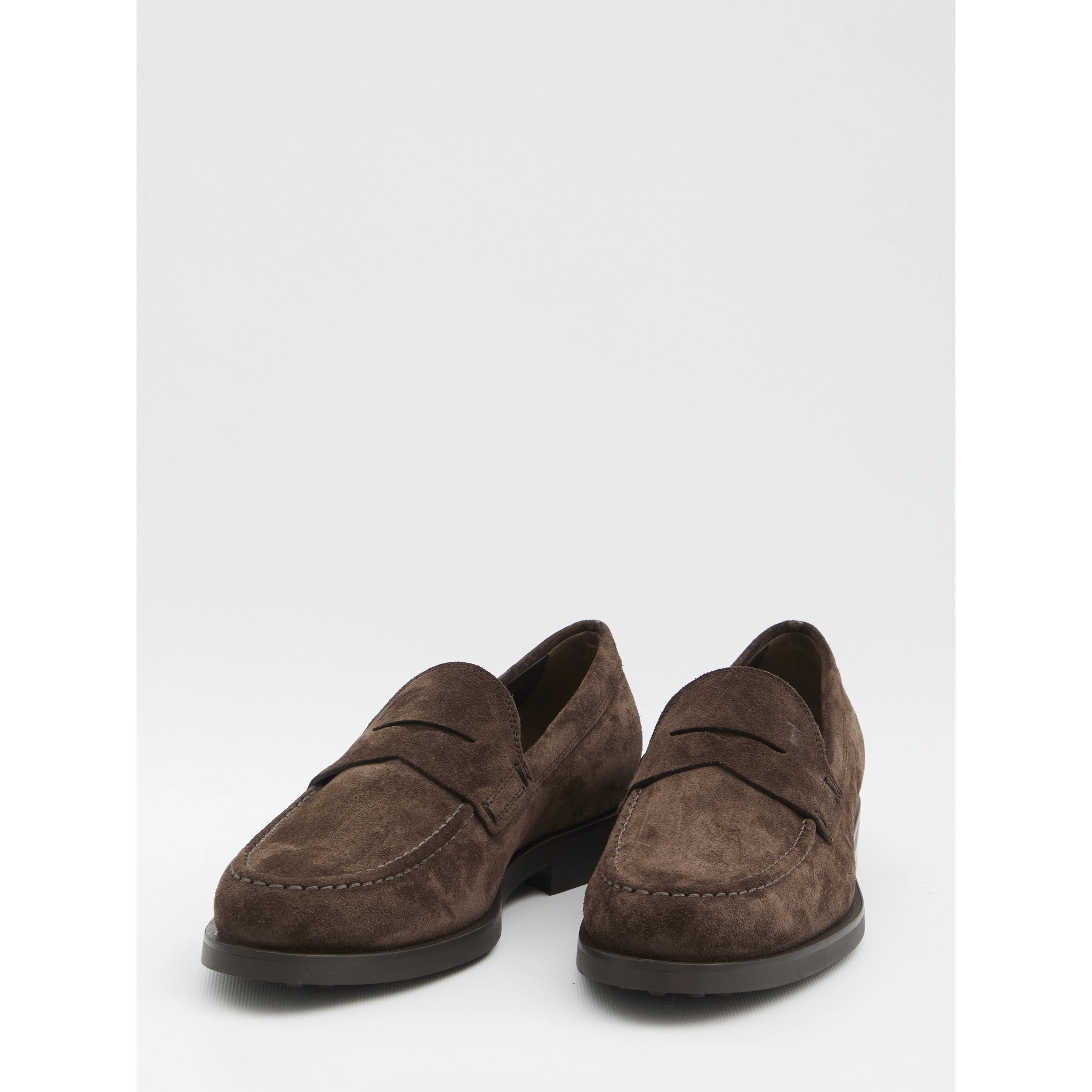 Suede leather loafer