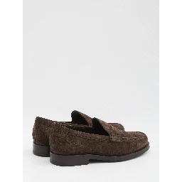Suede leather loafer