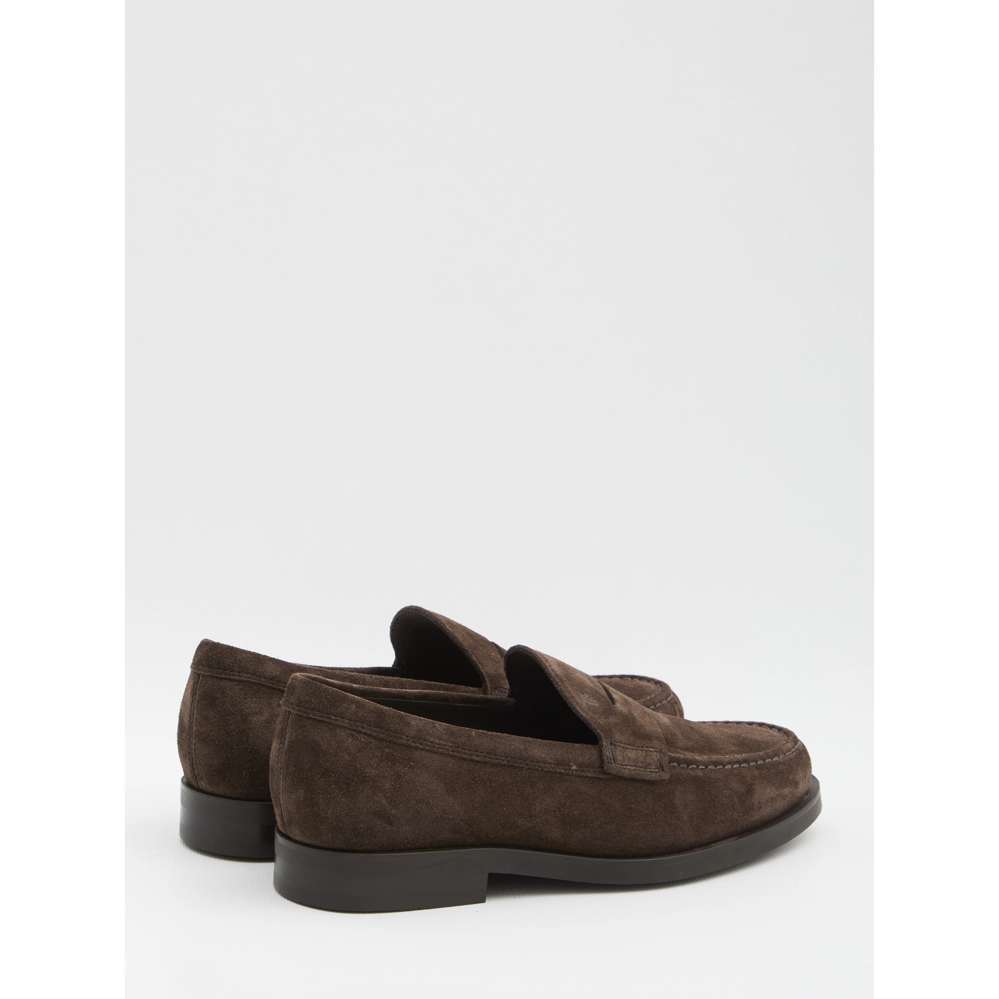 Suede leather loafer