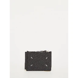 Black leather wallet