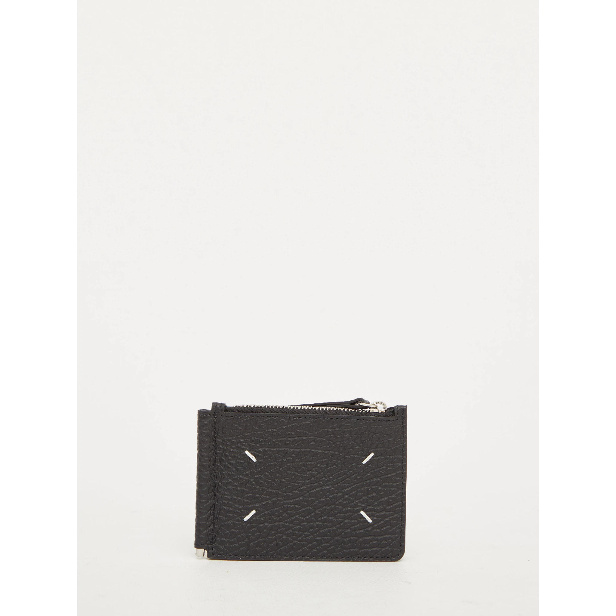 Black leather wallet