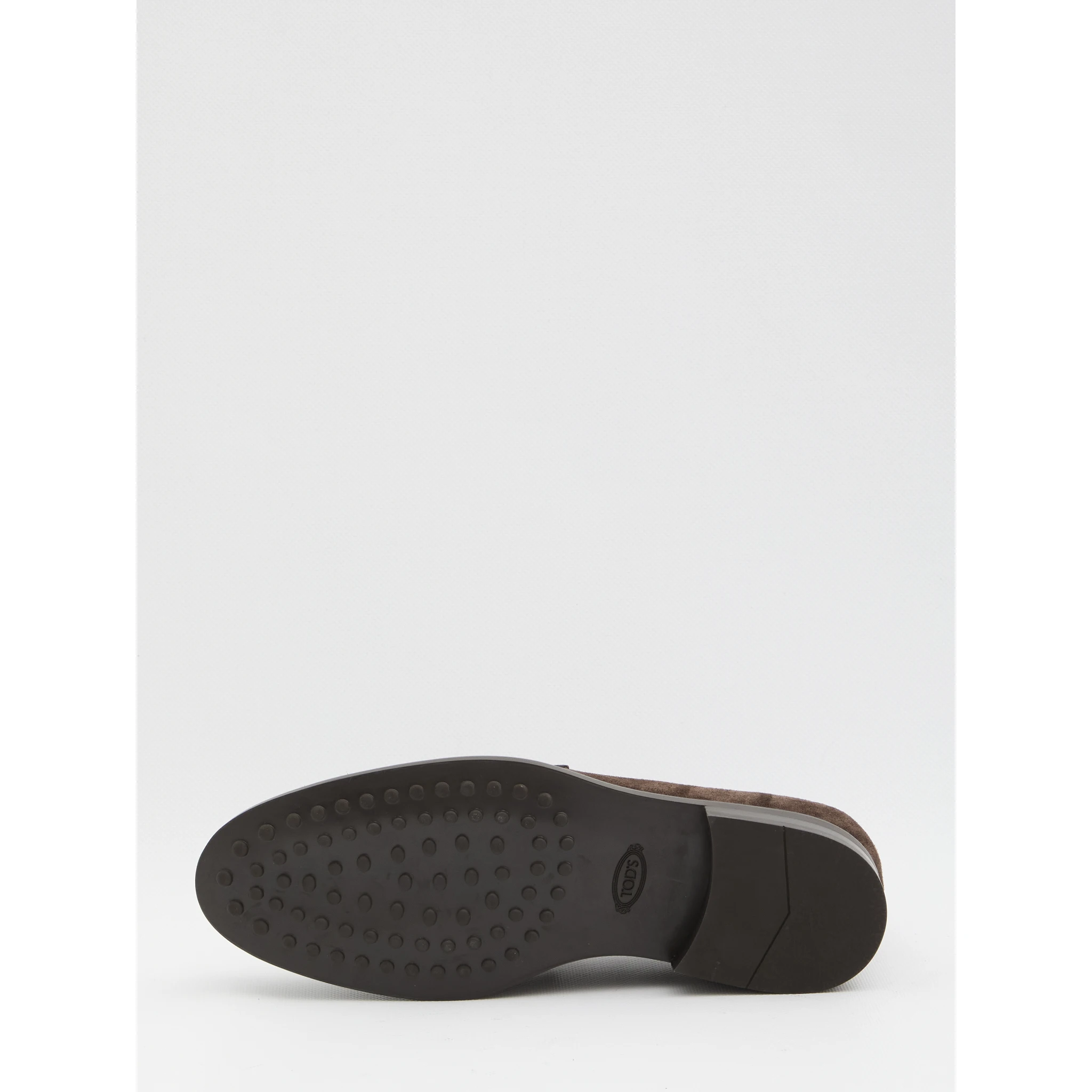 Suede leather loafer