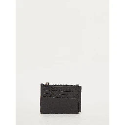Black leather wallet