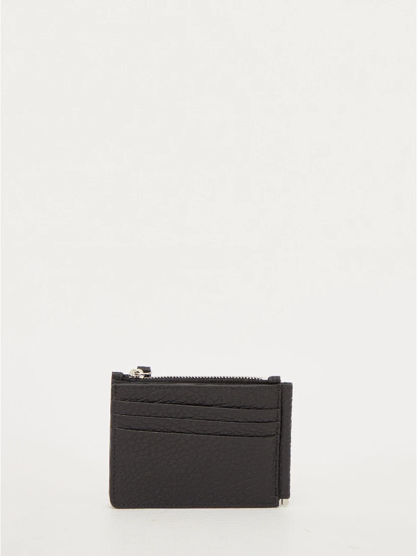 Black leather wallet
