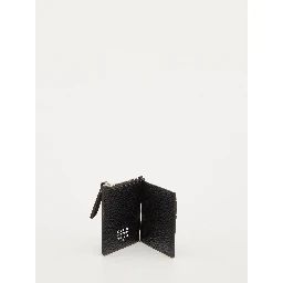 Black leather wallet