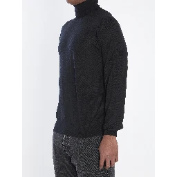 Wool turtleneck sweater