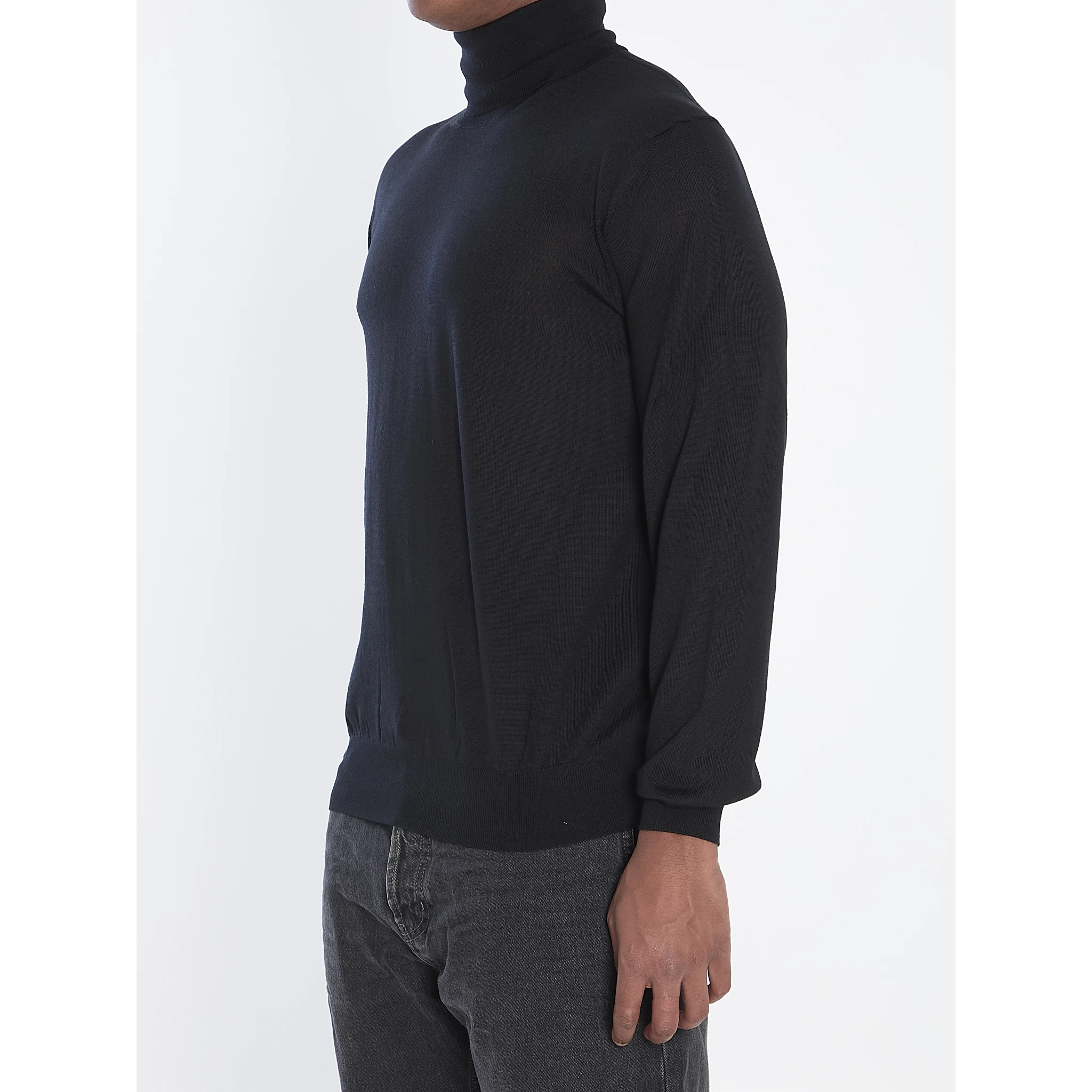 Wool turtleneck sweater