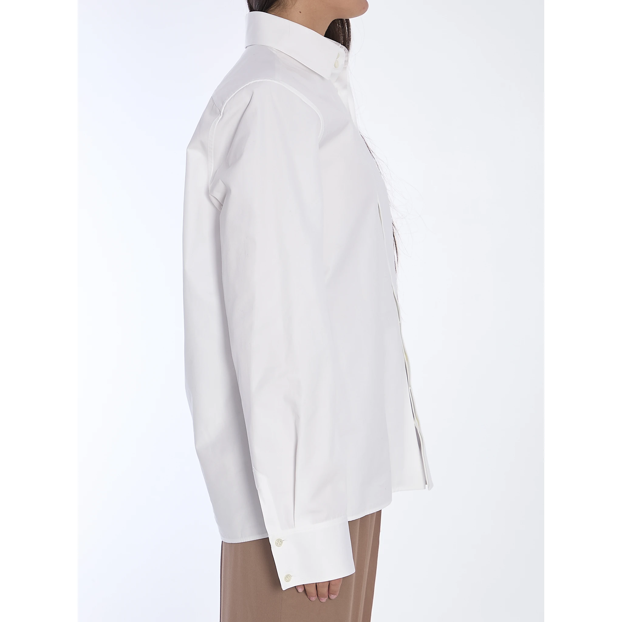 قميص من قماش البوبلين القطني