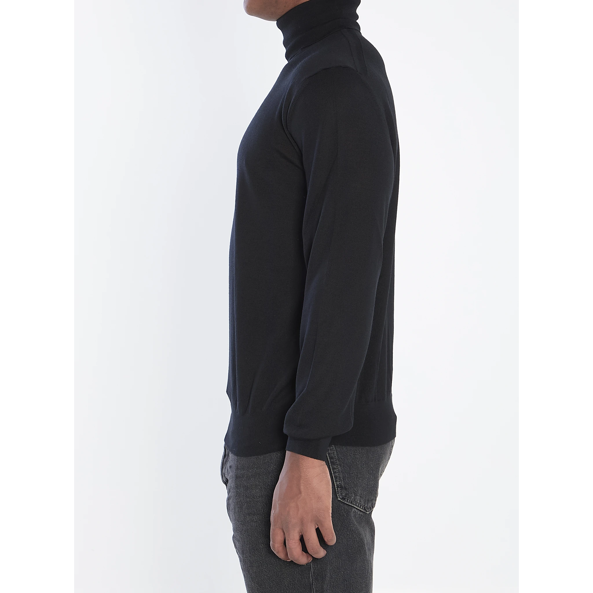 Wool turtleneck sweater