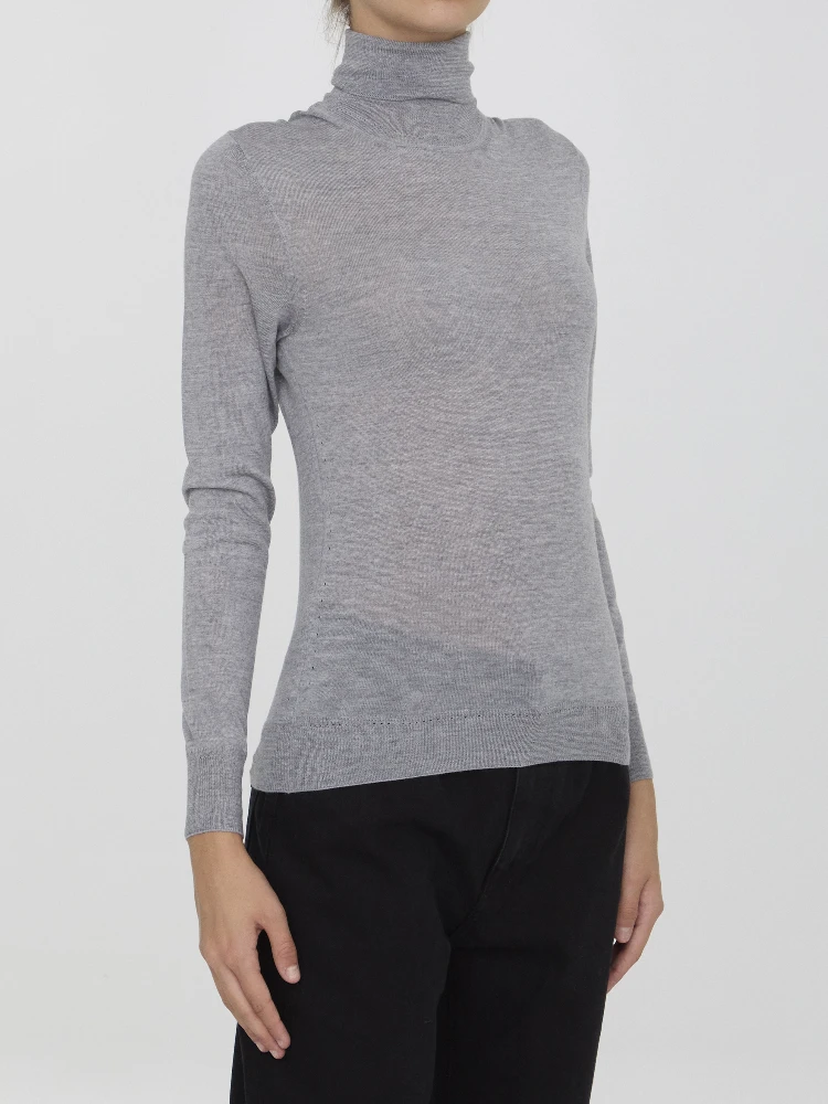 Wool turtleneck alternative