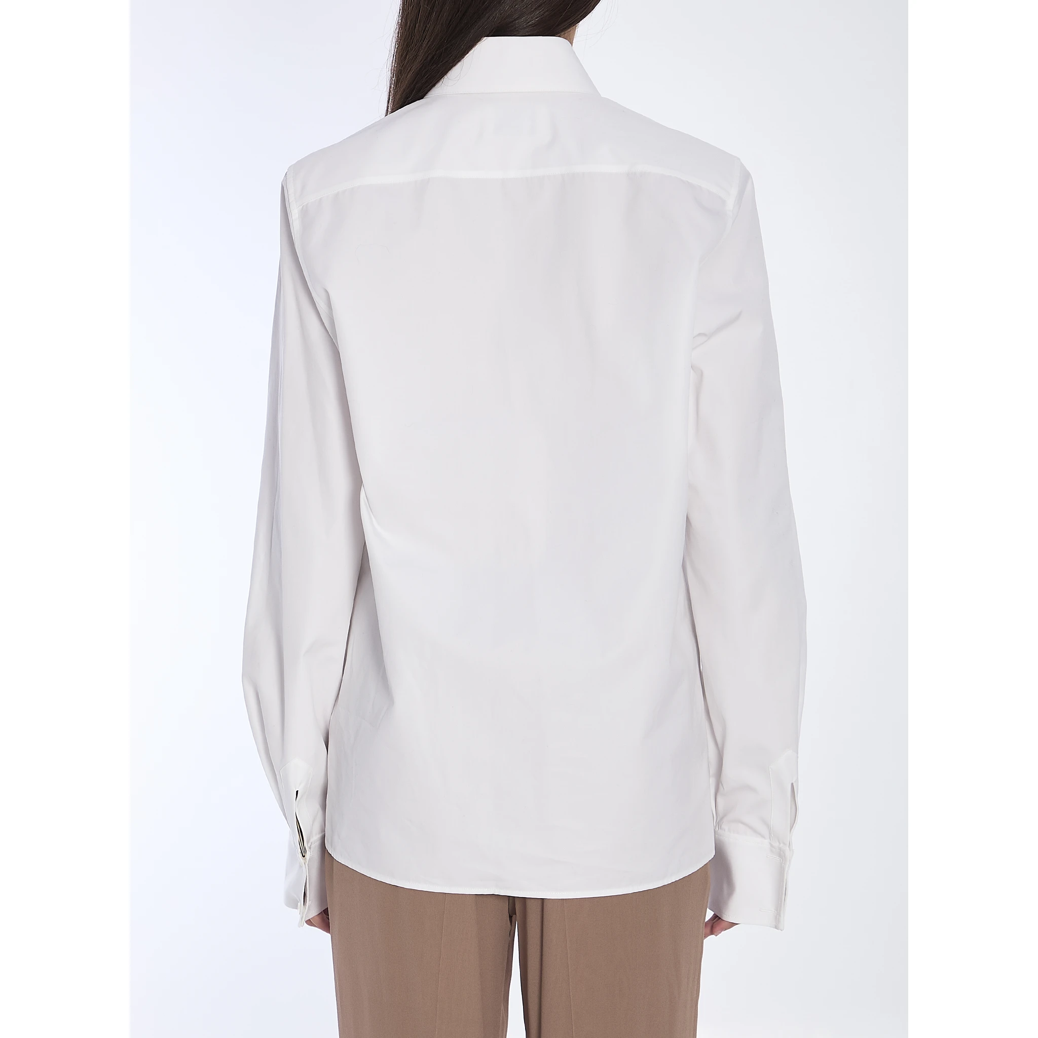 قميص من قماش البوبلين القطني