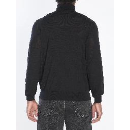 Wool turtleneck sweater