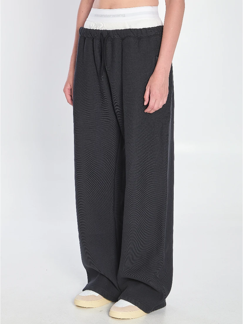 Sweatpants with brief