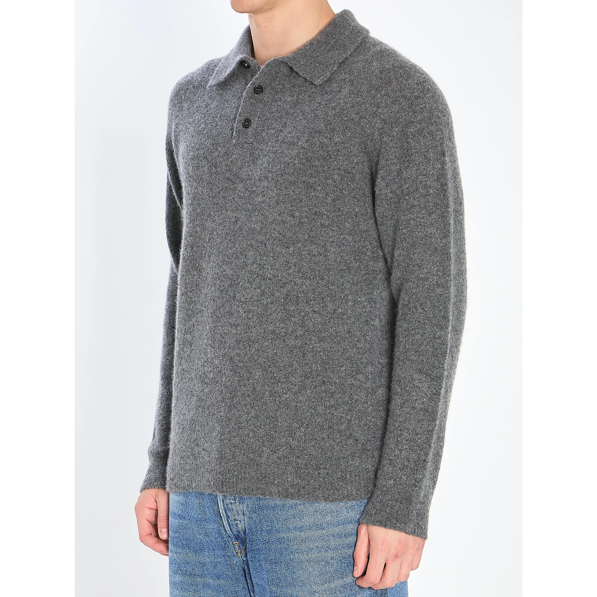 Cashmere blend polo shirt