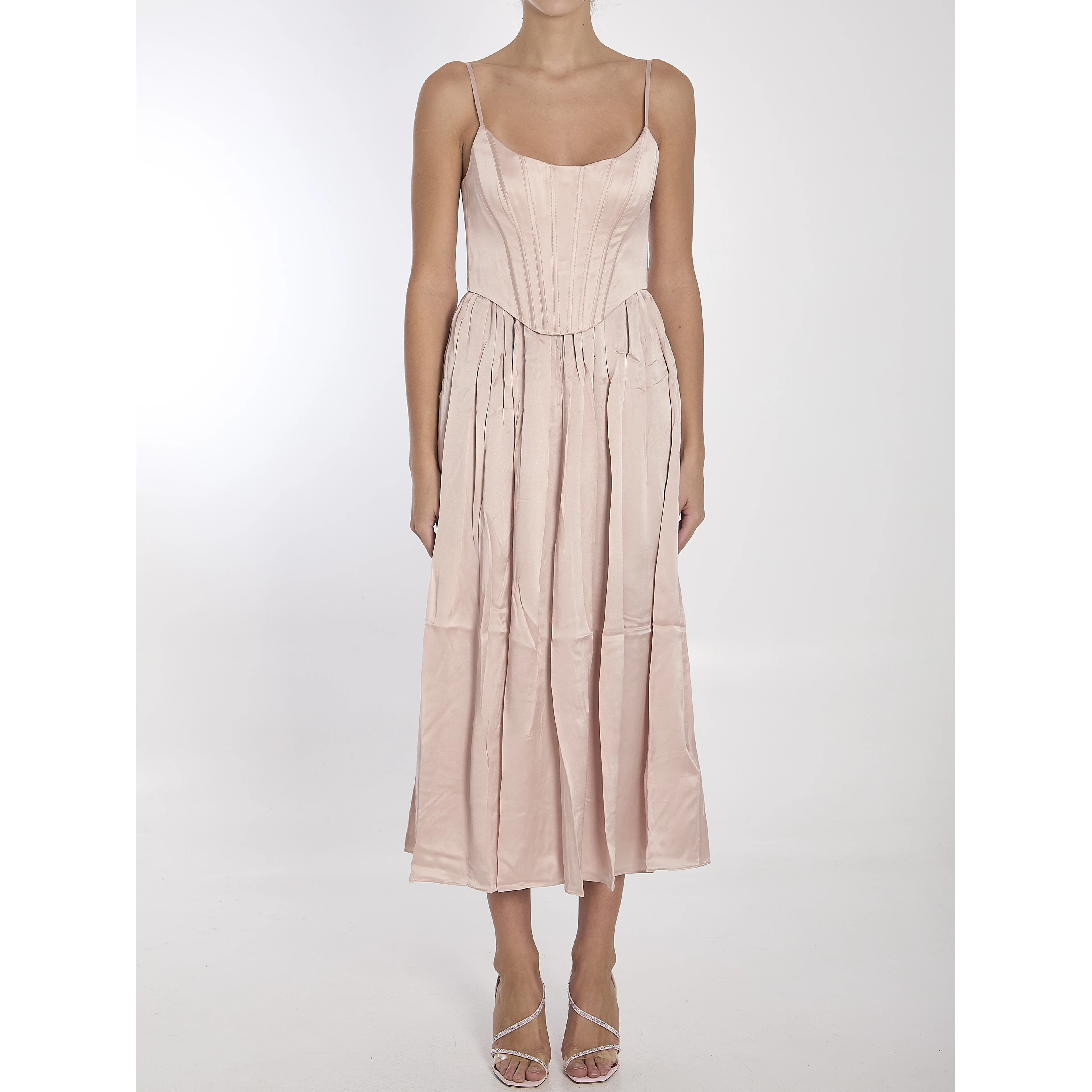 Corset midi dress