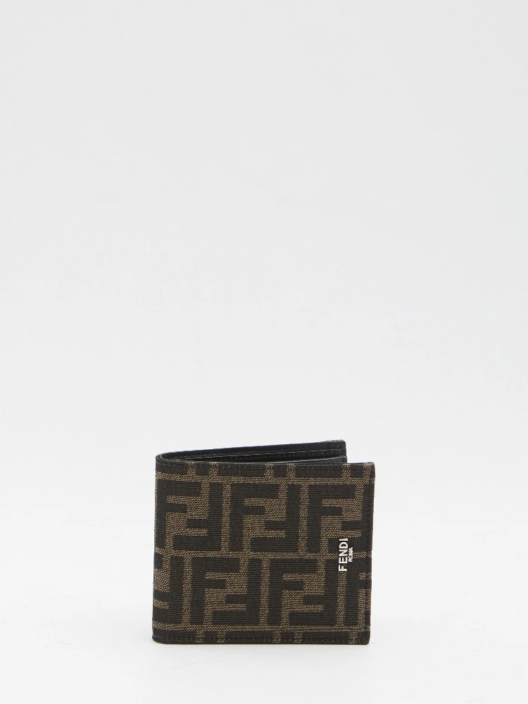 FF jacquard Bi-fold wallet