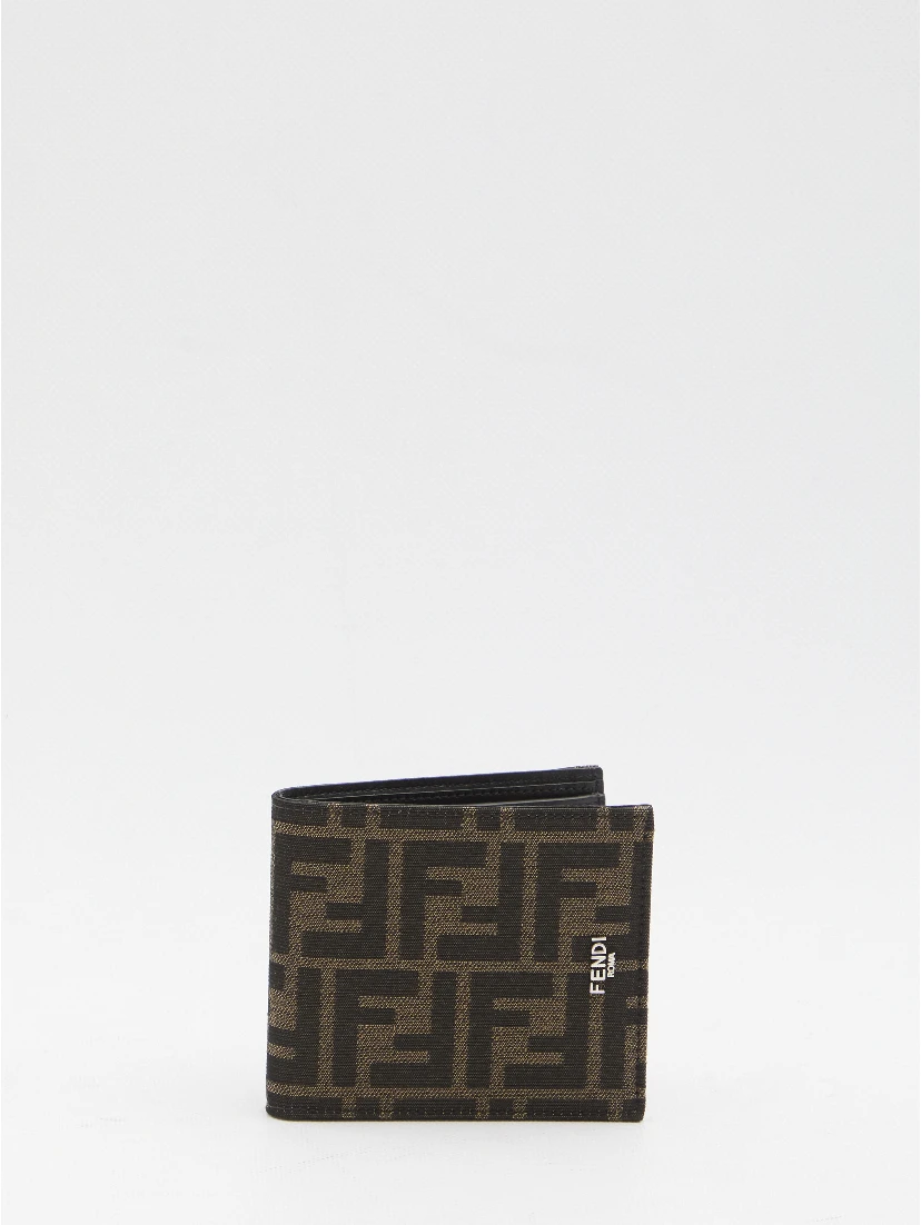 FF jacquard Bi-fold wallet