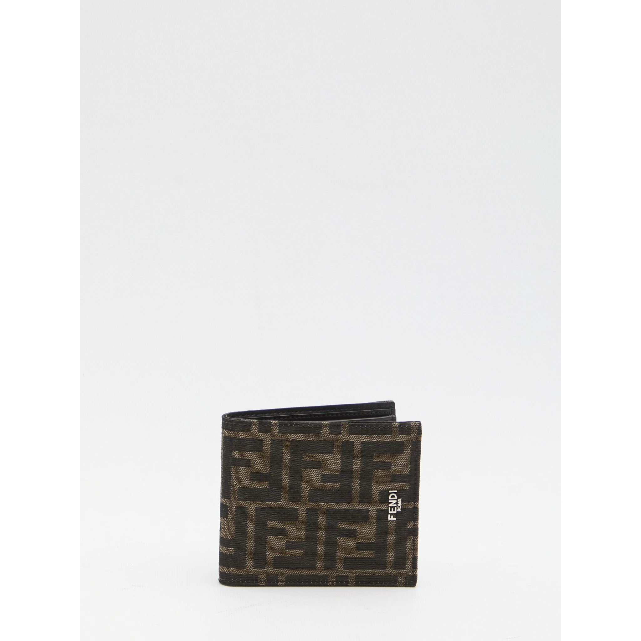 FF jacquard Bi-fold wallet