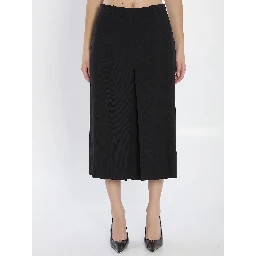 Wool skirt-pants