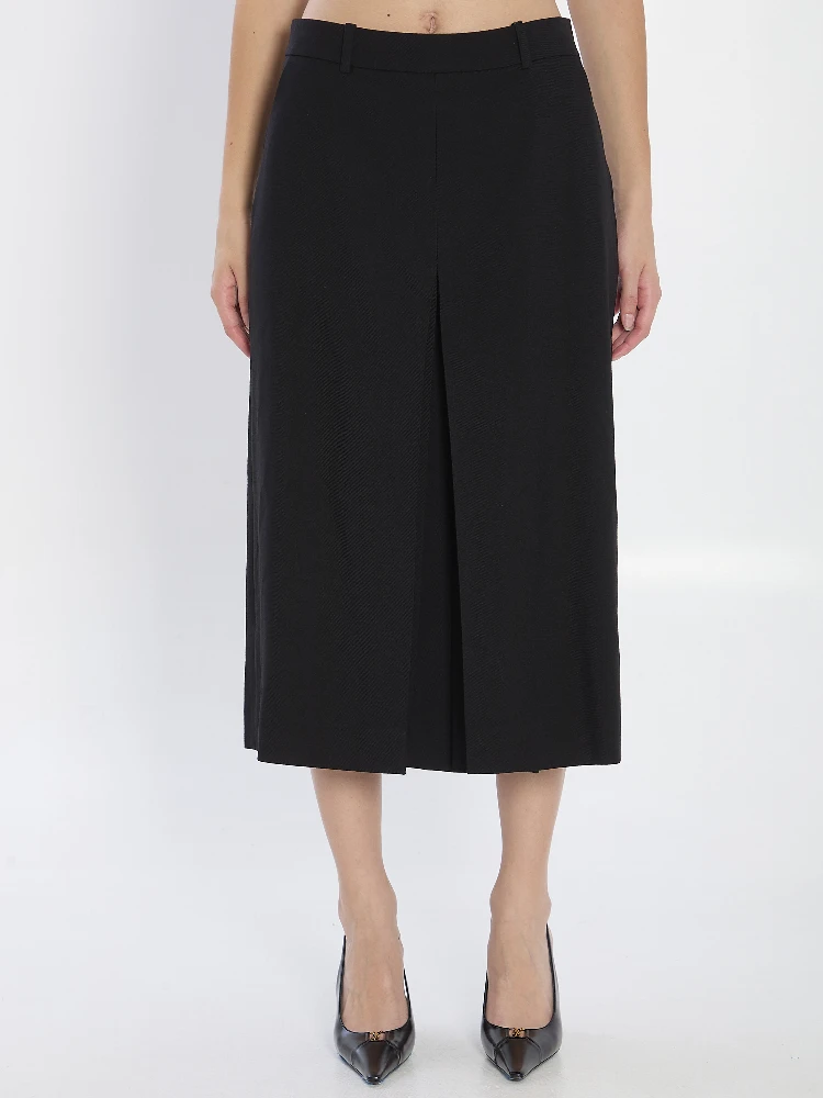 Wool skirt-pants