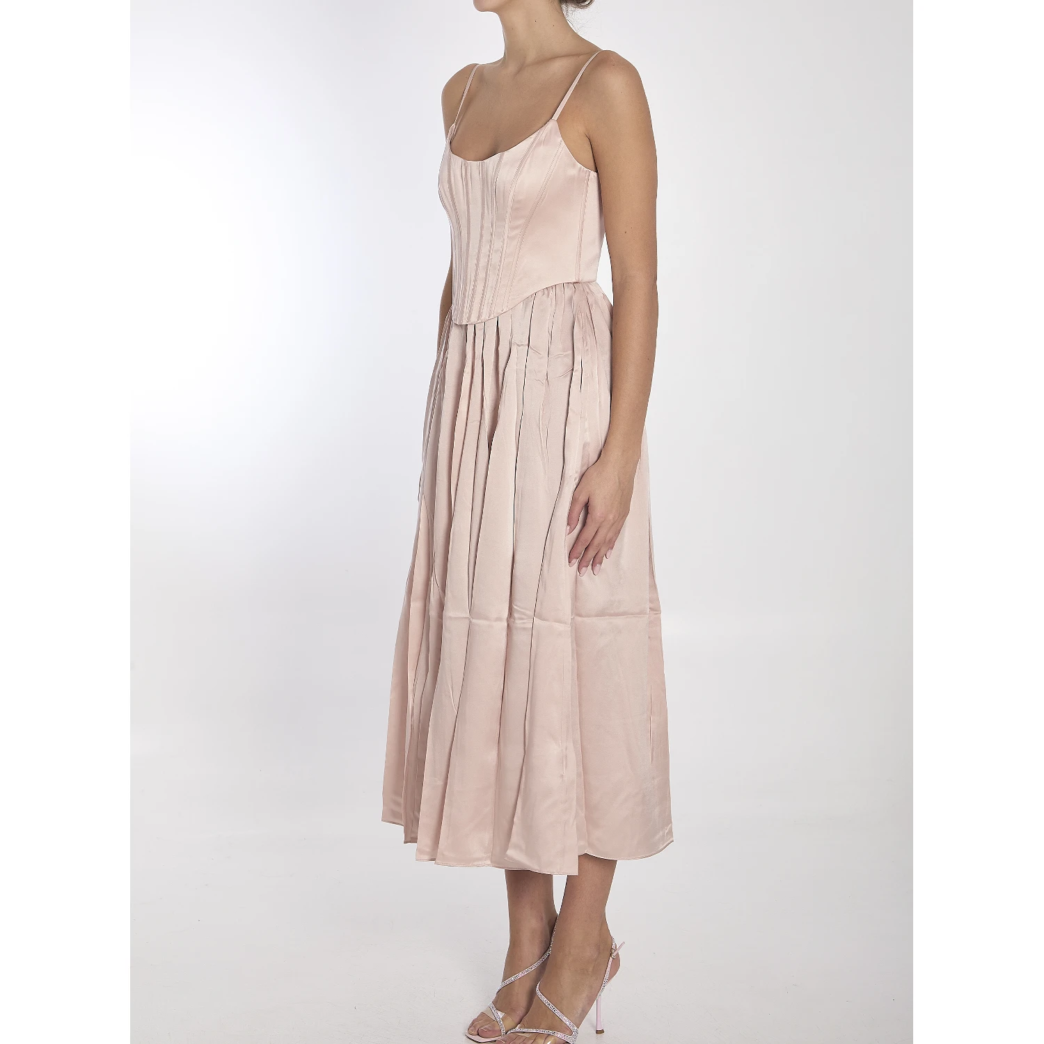 Corset midi dress
