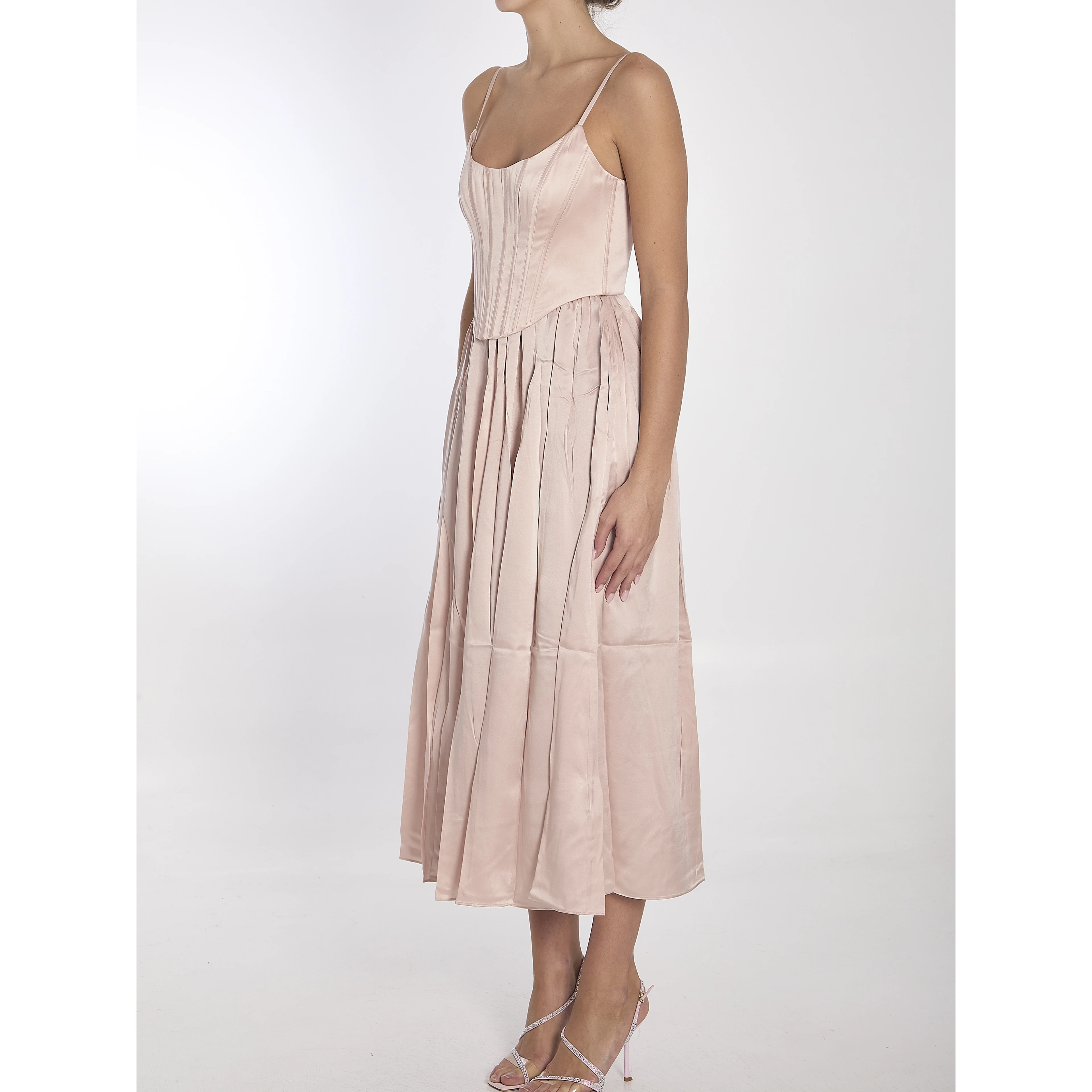 Corset midi dress