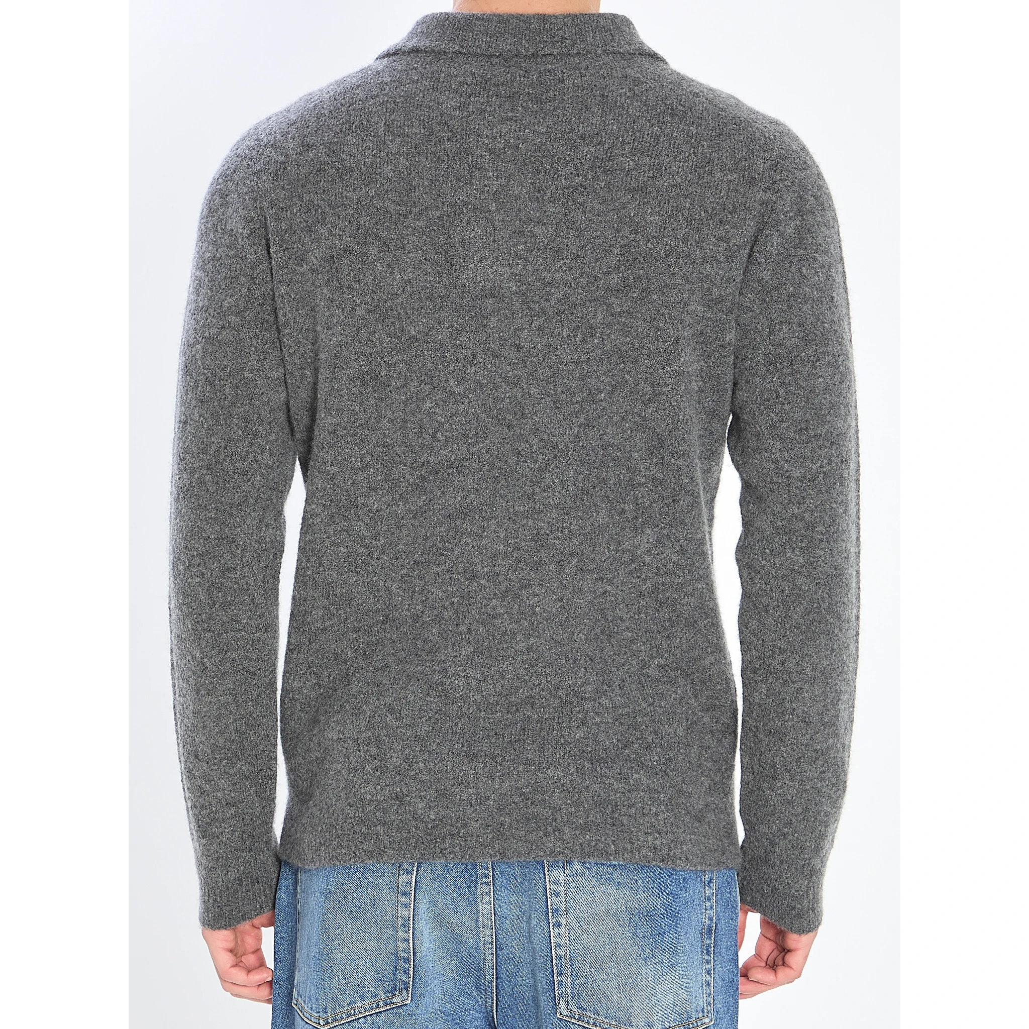 Cashmere blend polo shirt