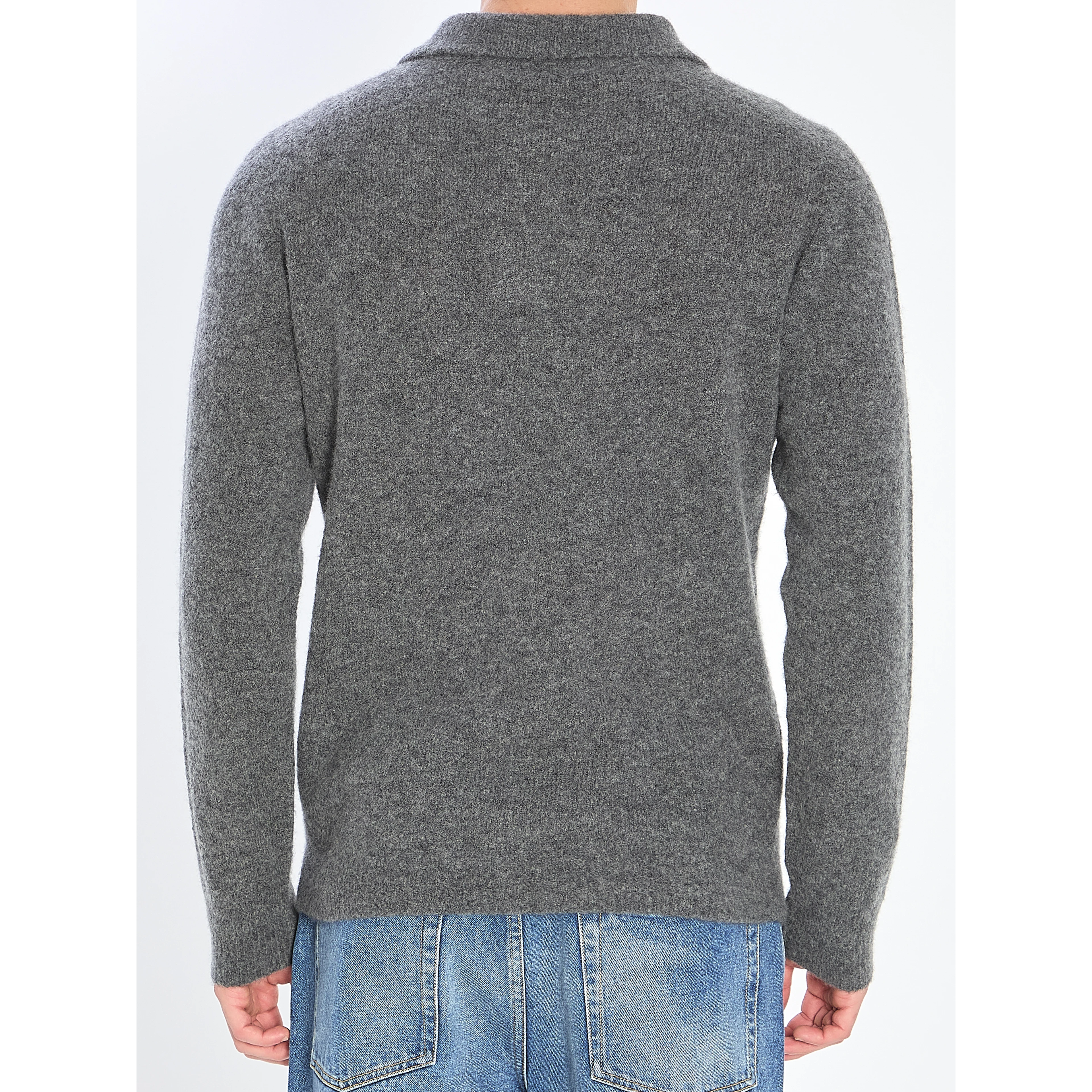 Cashmere blend polo shirt