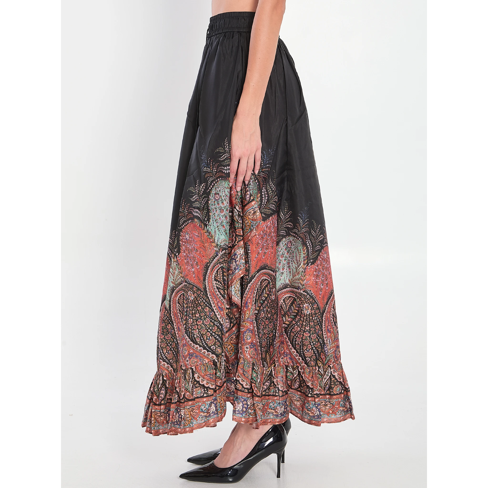 Rhiannon Ruffle Maxi Skirt