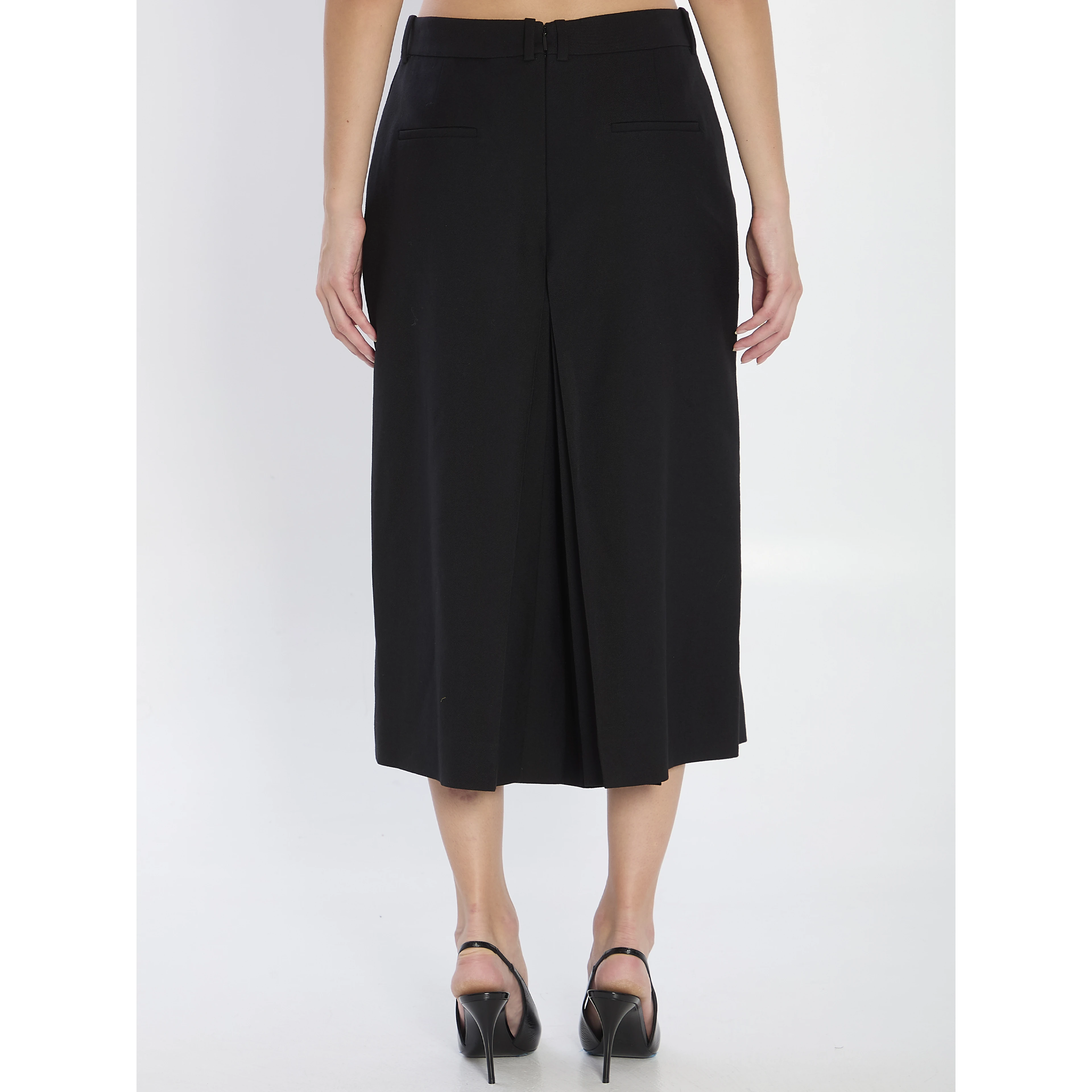 Wool skirt-pants