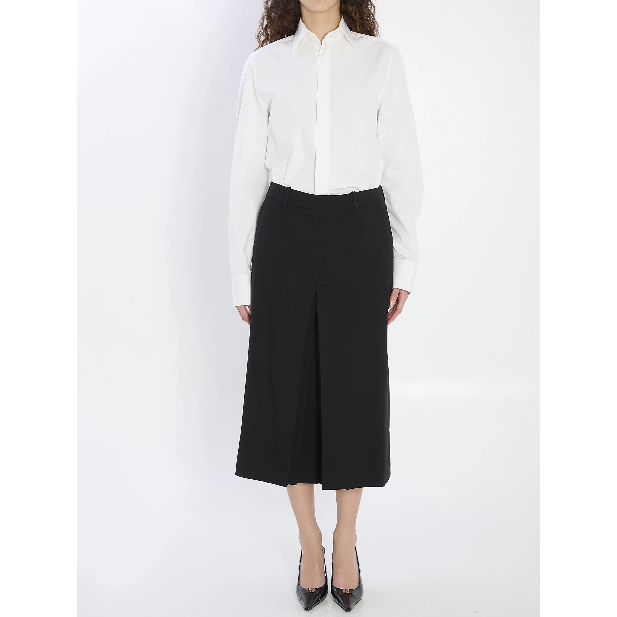Wool skirt-pants
