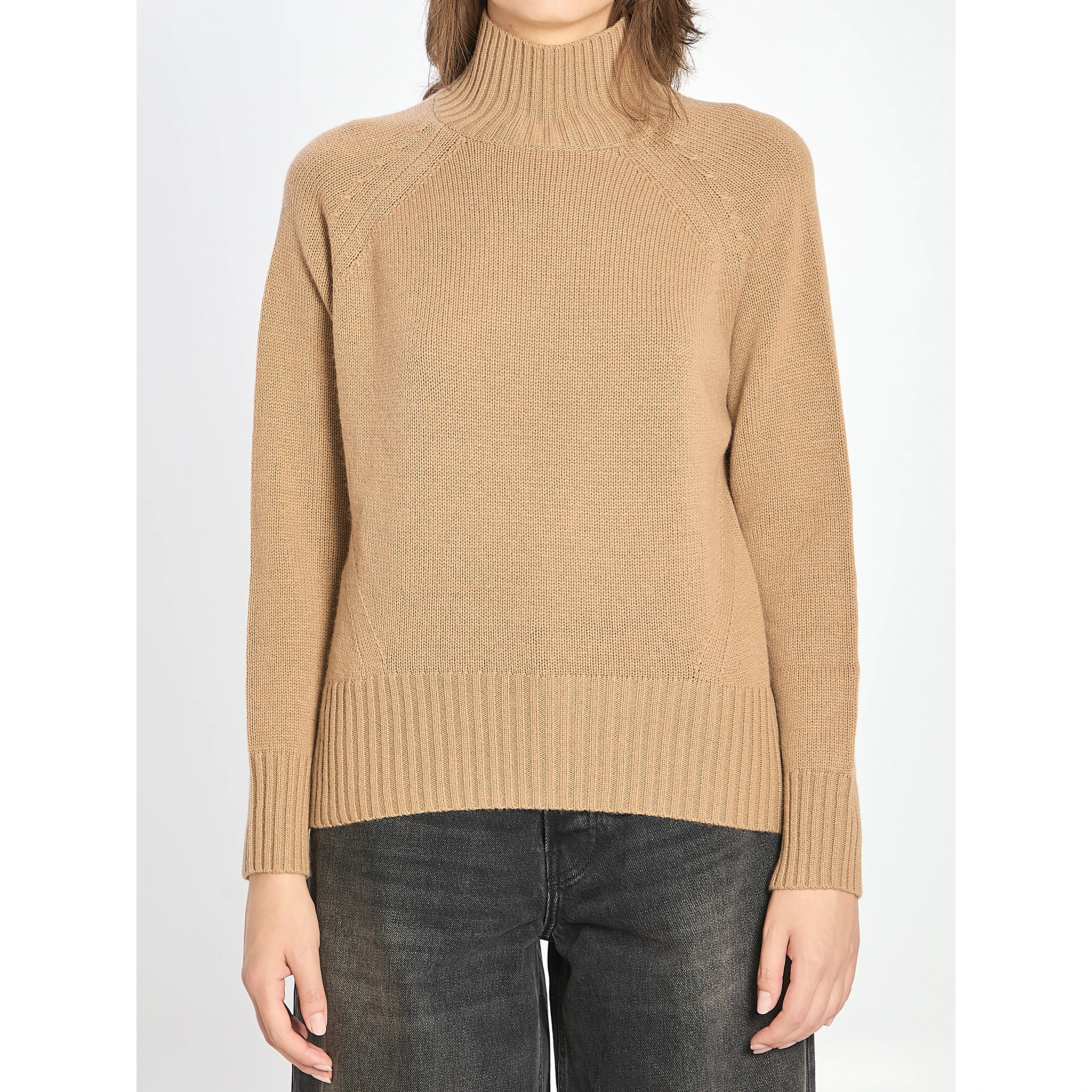 Turtleneck in wool and cashmere