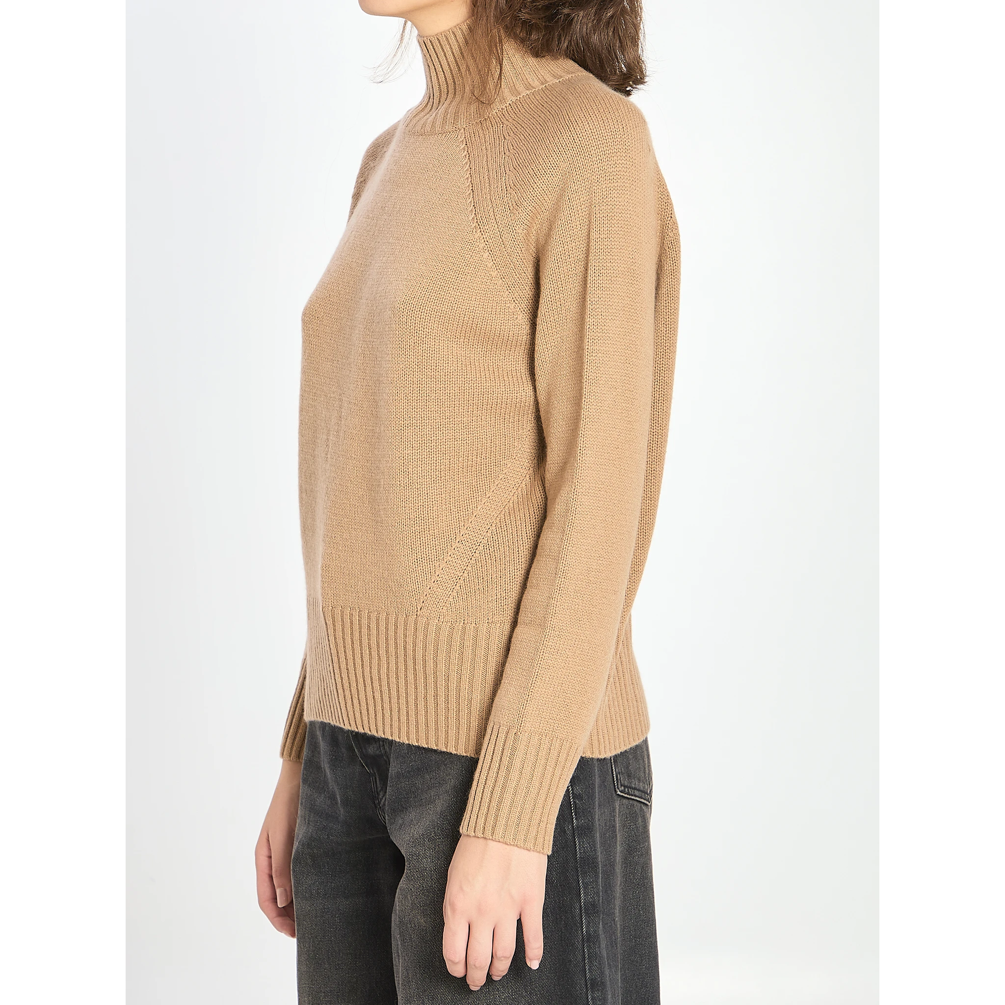 Turtleneck in wool and cashmere