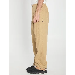 Trousers with elastic band
