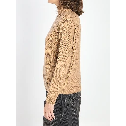 Turtleneck in wool and cashmere