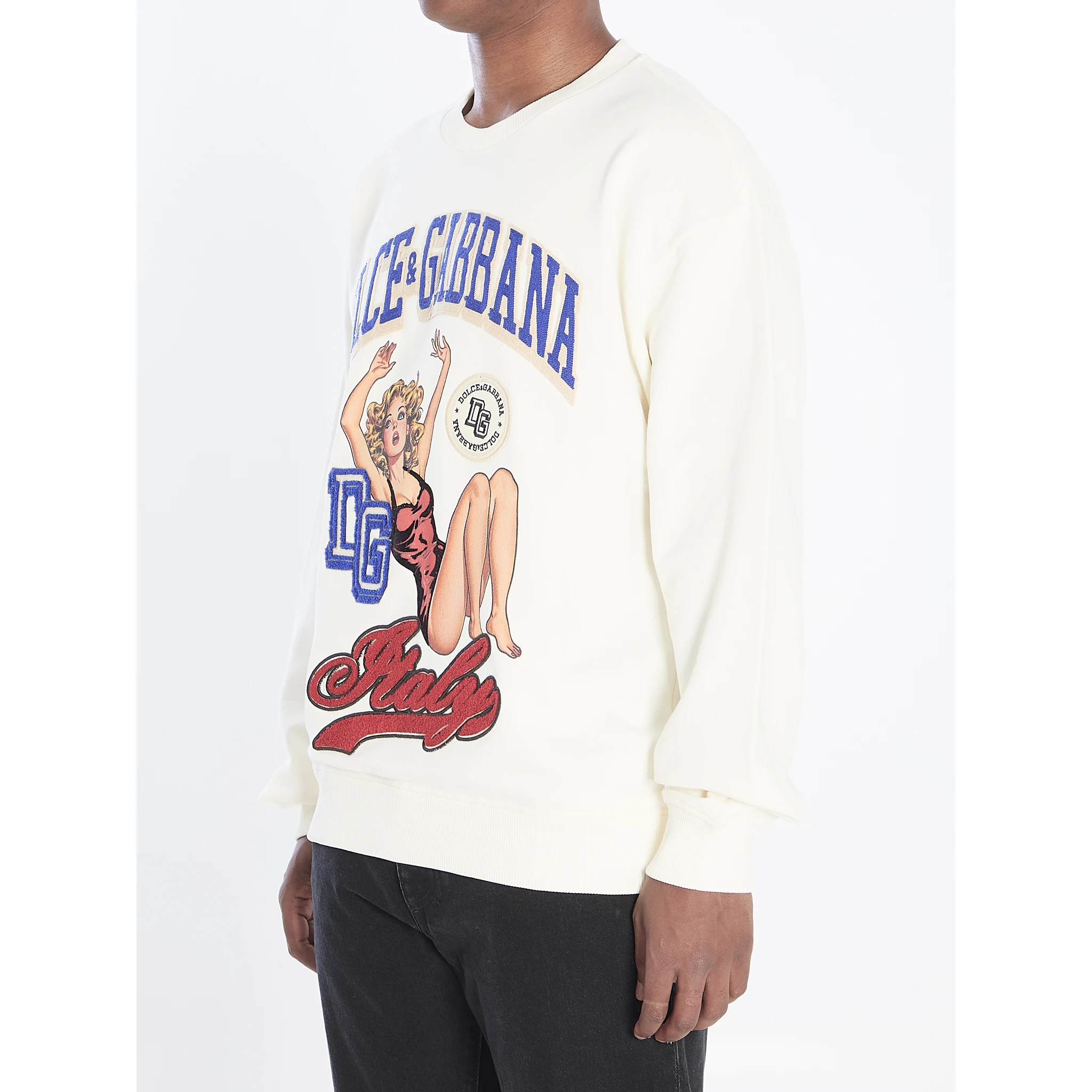 Sweatshirt with Pin-up print
