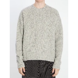 Sweater in alpaca and wool