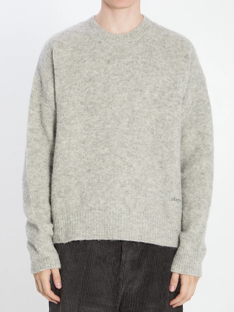 Sweater in alpaca and wool