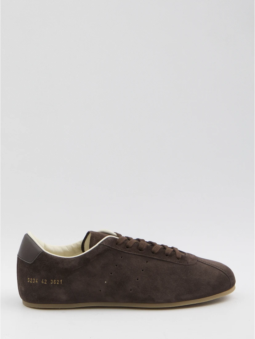 Driving sneakers in suede