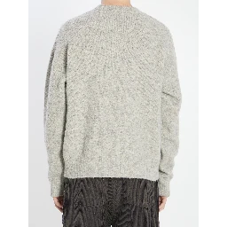 Sweater in alpaca and wool