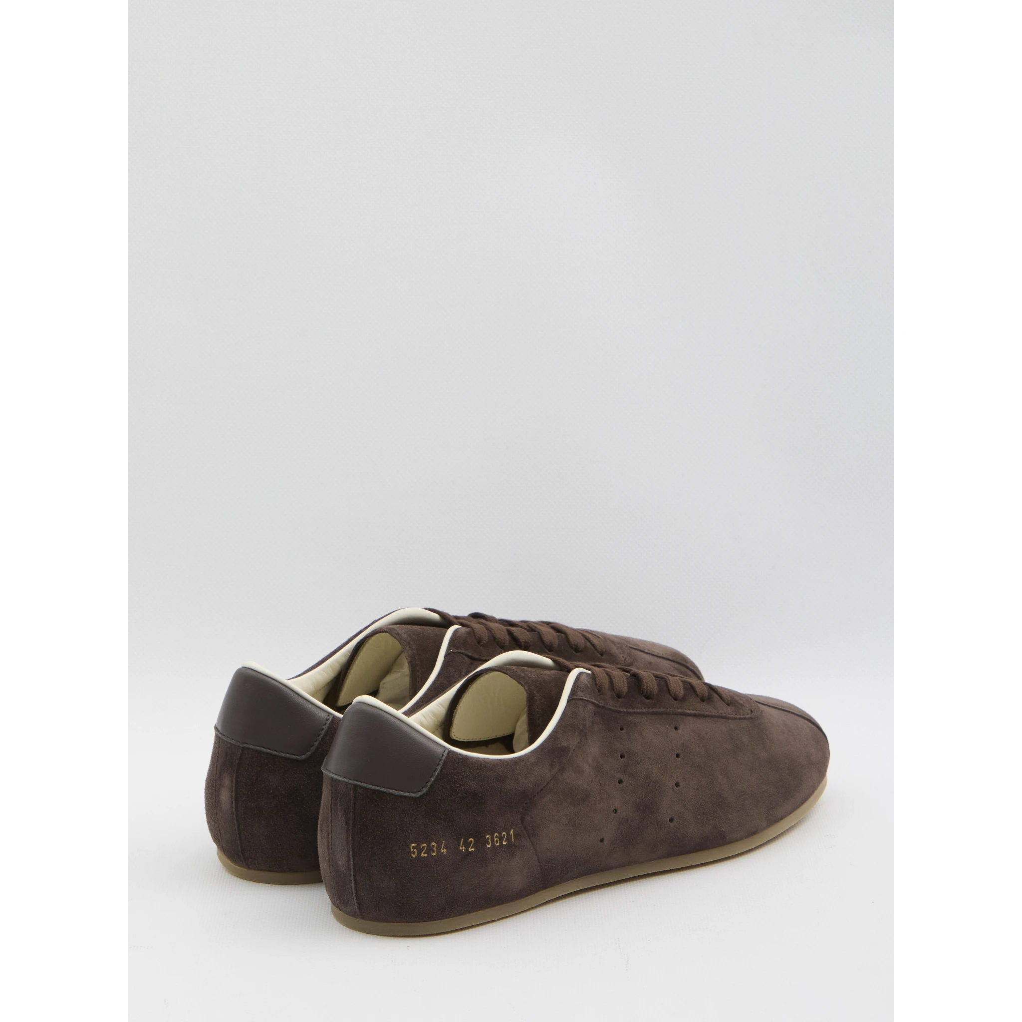 Driving sneakers in suede