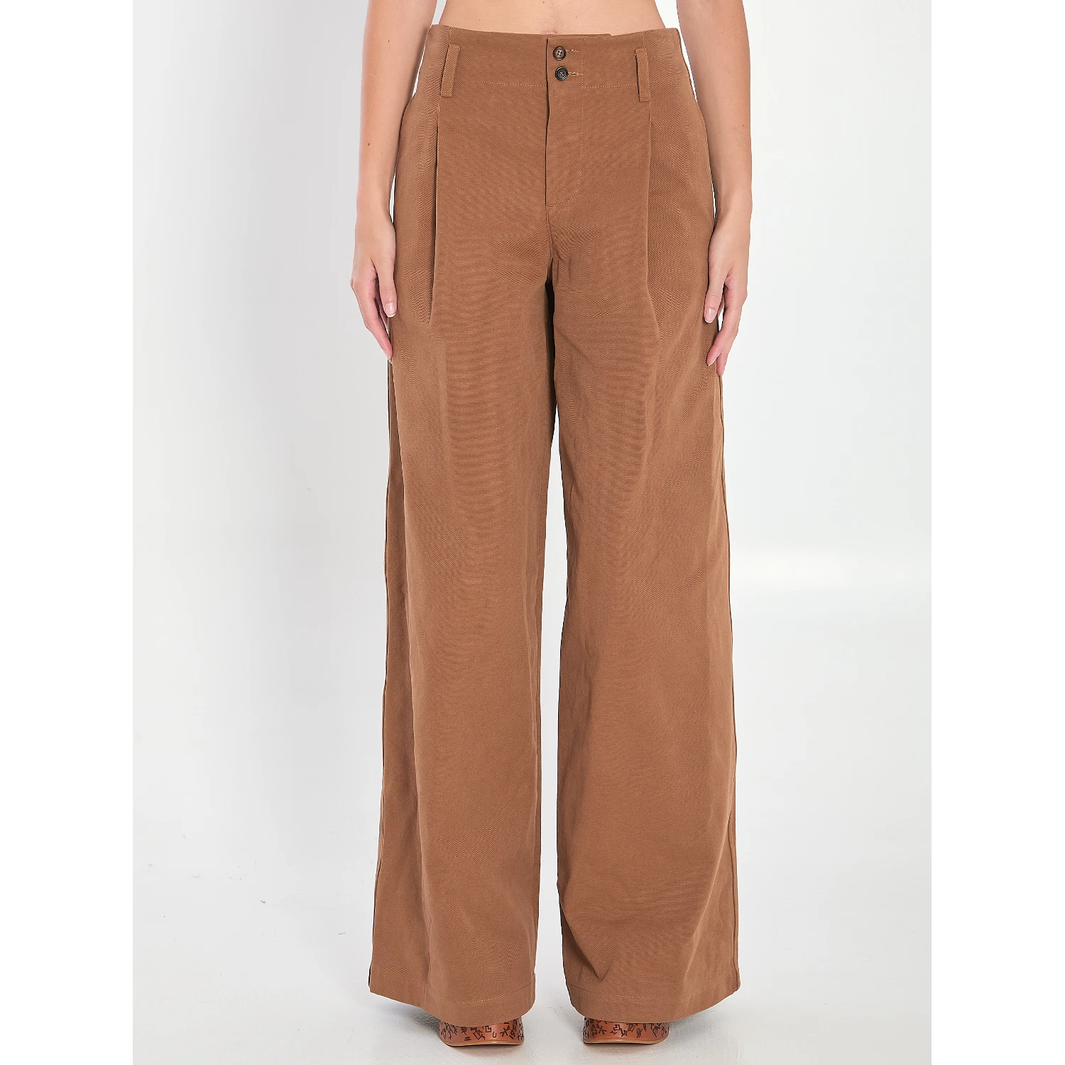 Wide-leg Trousers