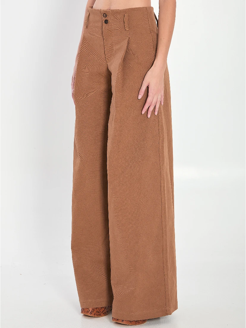 Wide-leg Trousers