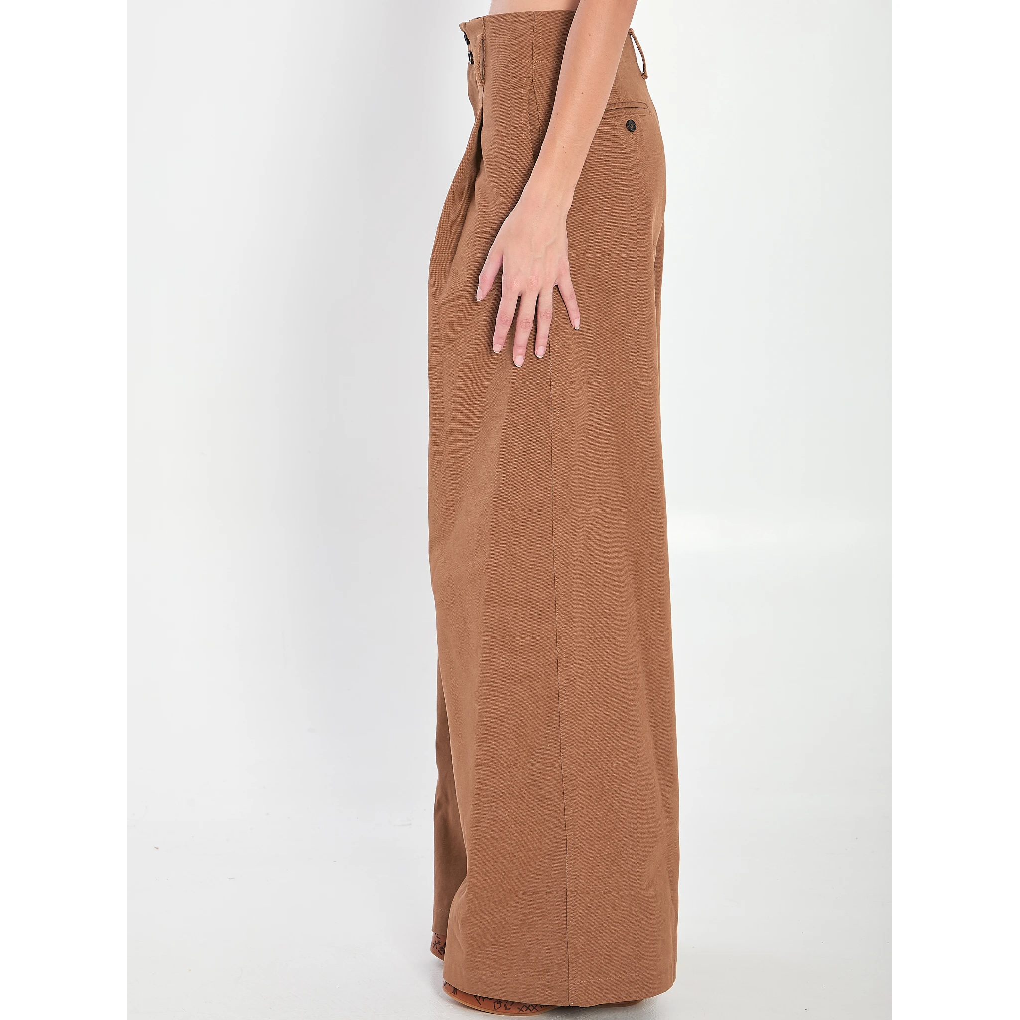 Wide-leg Trousers