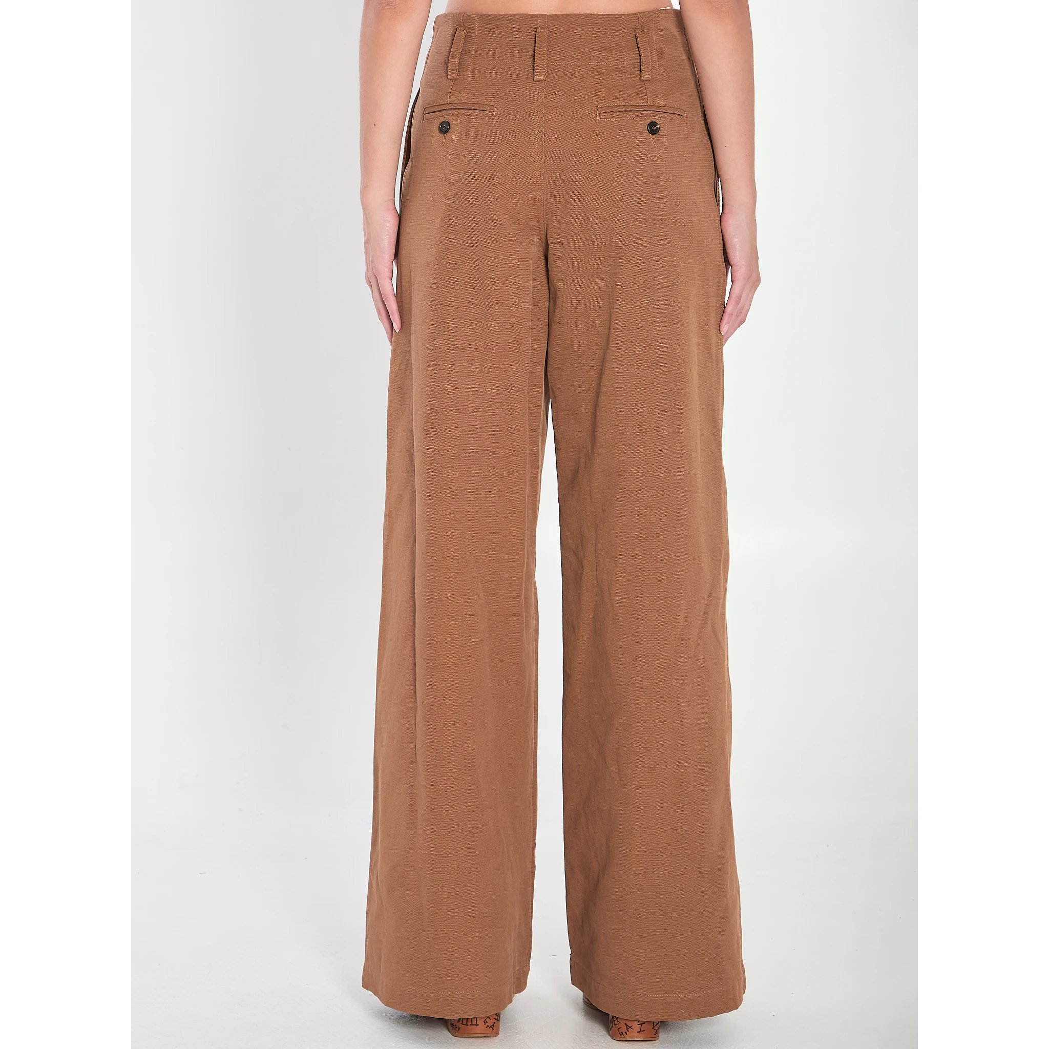 Wide-leg Trousers